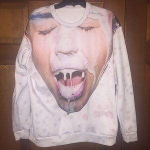 Tops - Miley Cyrus Milky Milk Sweatshirt Tops - Miley Cyrus Milky Milk Sweatshirt